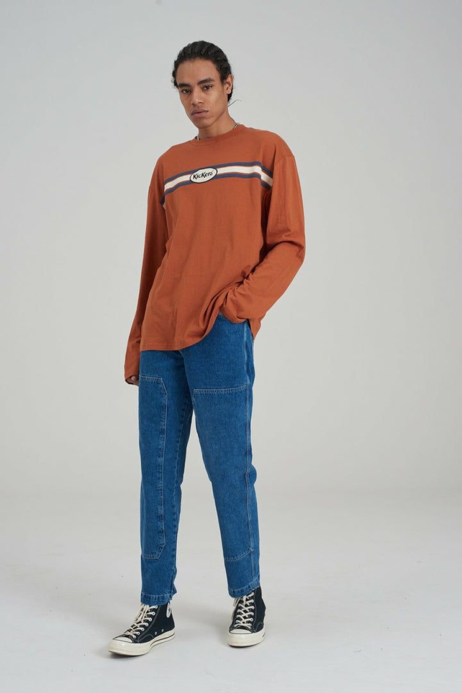 Men'S * | The Ragged Priest Men'S Kickers Classics Rust Tee