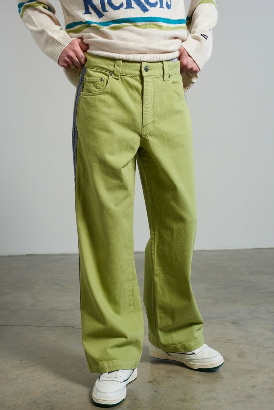 Men'S * | The Ragged Priest New Arrivals Kickers Classics Green Skate Pant