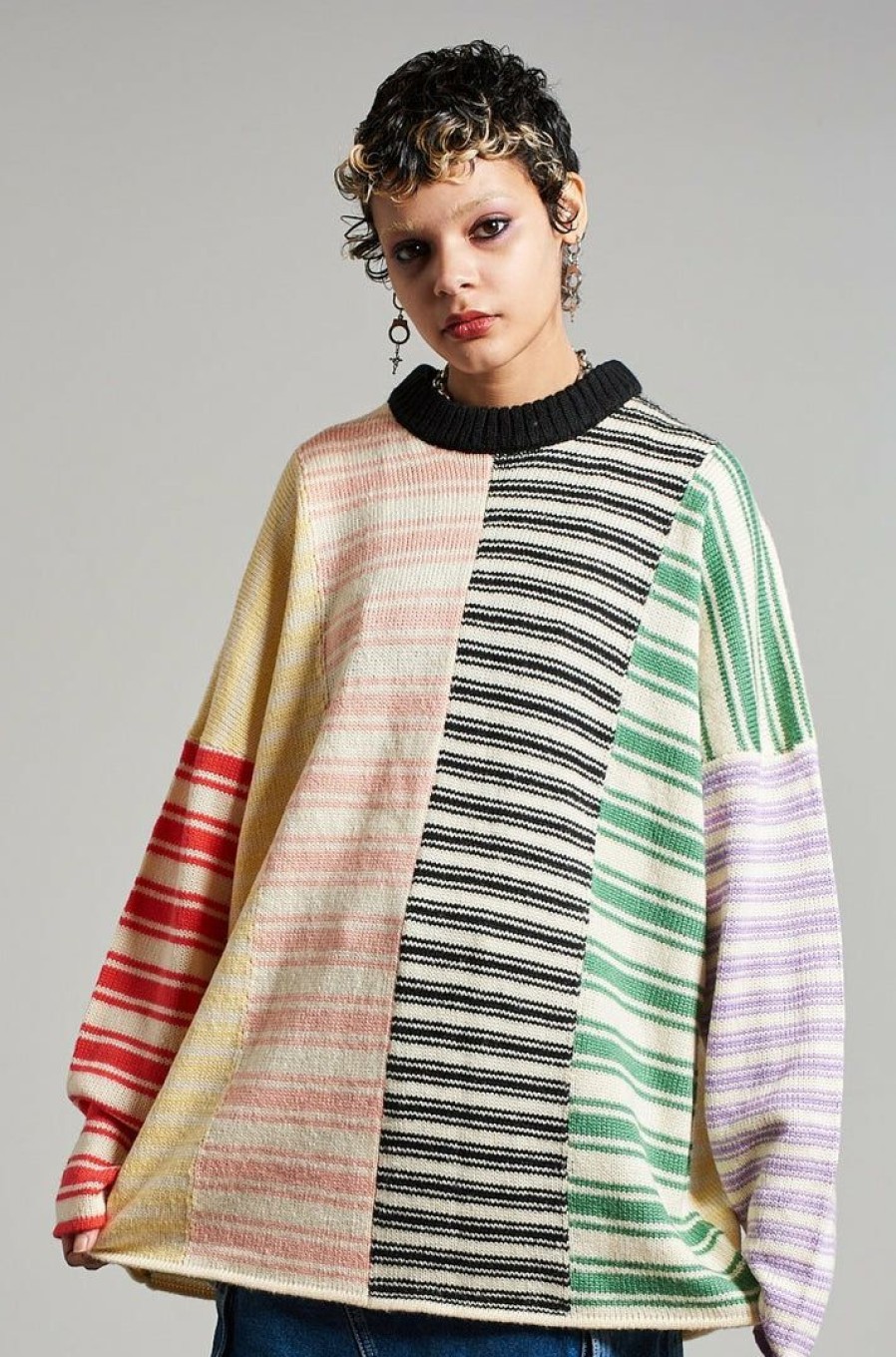 Women'S * | The Ragged Priest Spliced Stripe Jumper