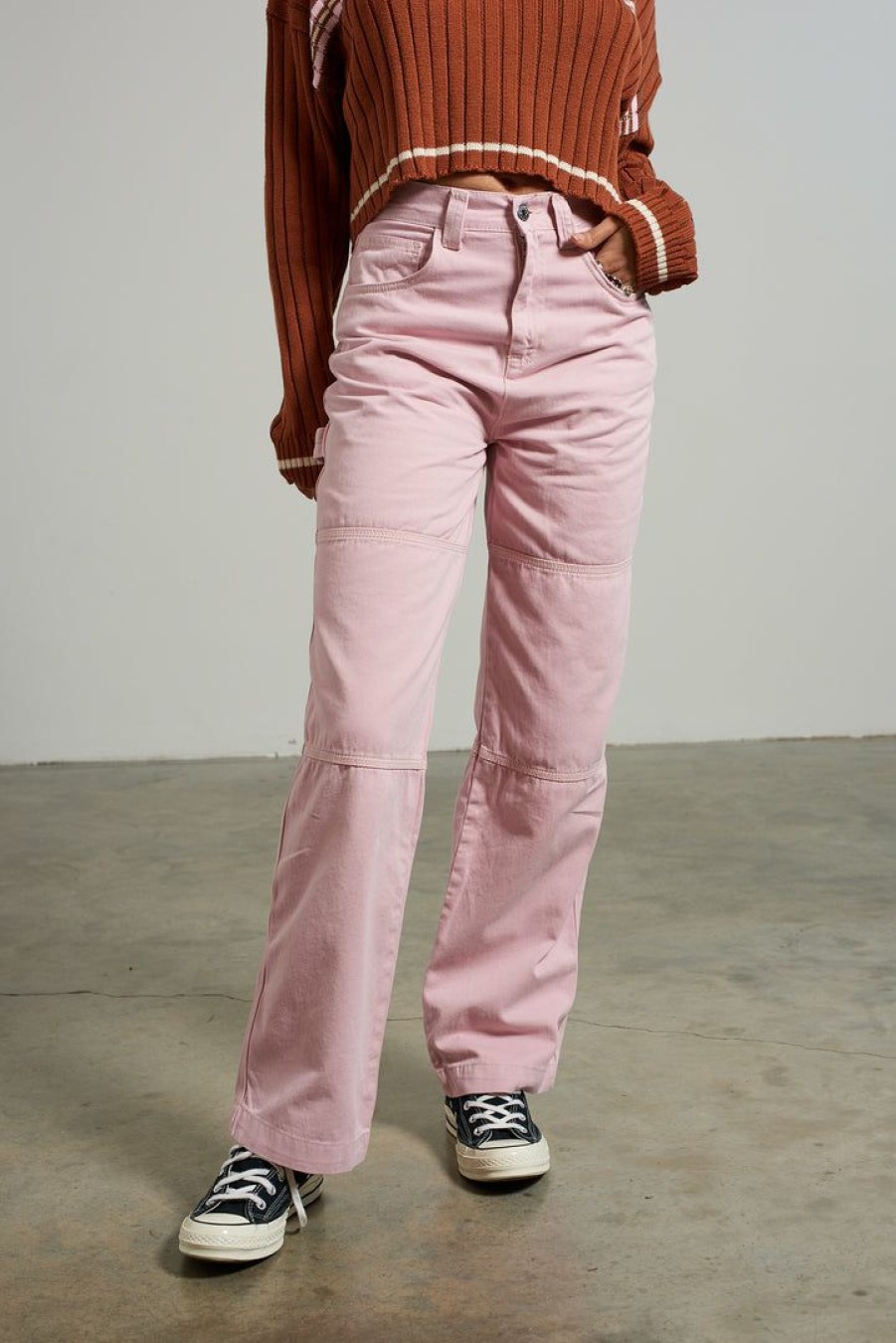 Women'S * | The Ragged Priest Kickers Classics Pink Combat Pant