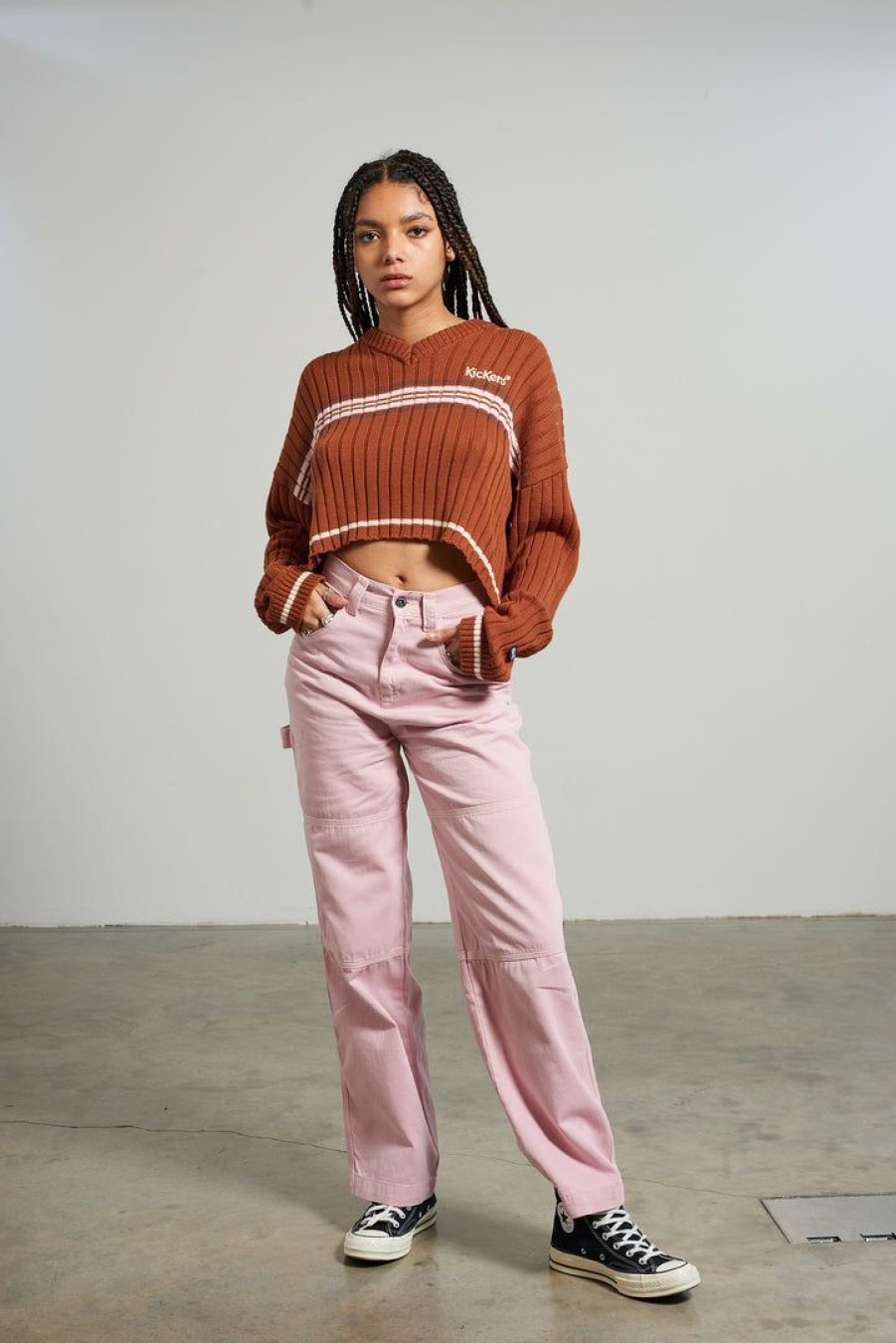 Women'S * | The Ragged Priest Kickers Classics Pink Combat Pant