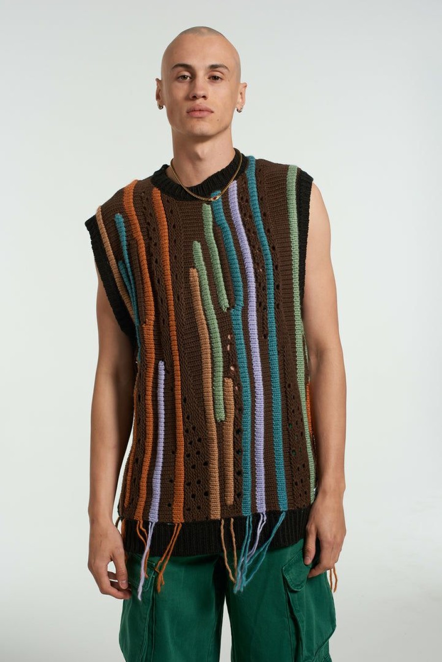 Men'S * | The Ragged Priest Ripper Knit Vest