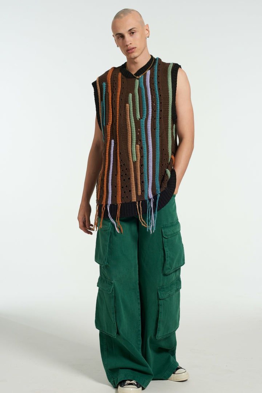 Men'S * | The Ragged Priest Ripper Knit Vest