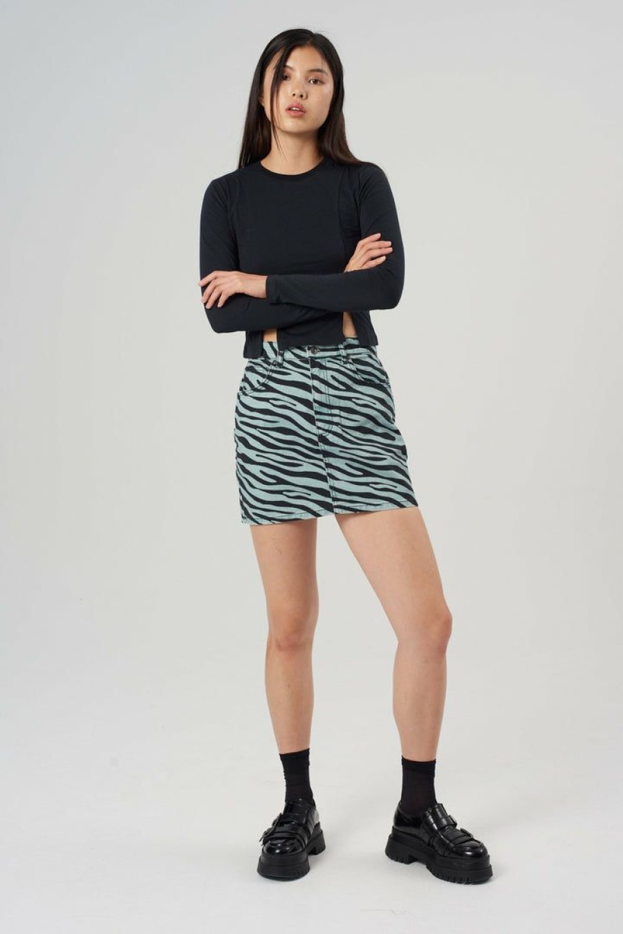 Women'S * | The Ragged Priest Milk It Tiger Skirt Women'S