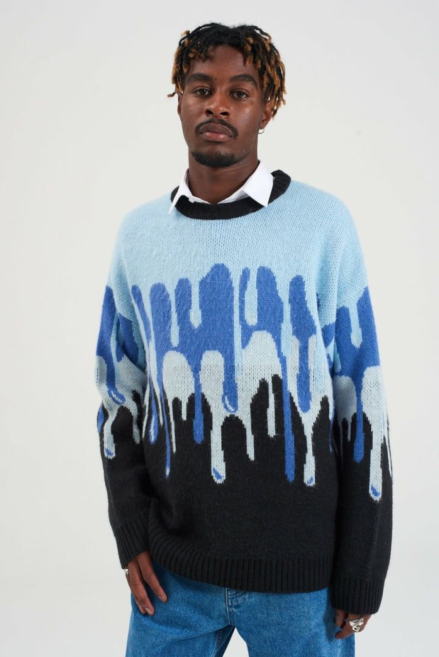 Men'S * | The Ragged Priest Leaked Jumper Men'S