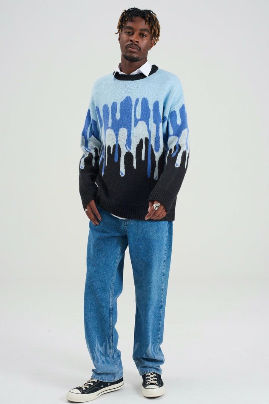 Men'S * | The Ragged Priest Leaked Jumper Men'S