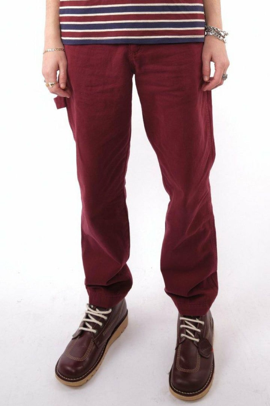 Men'S * | The Ragged Priest Kickers Classics Mens Burgundy Pants