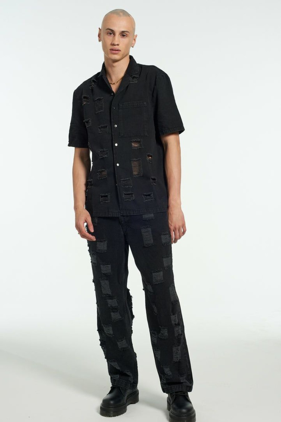 Men'S * | The Ragged Priest Bouncer Distressed Skate Jean New Arrivals