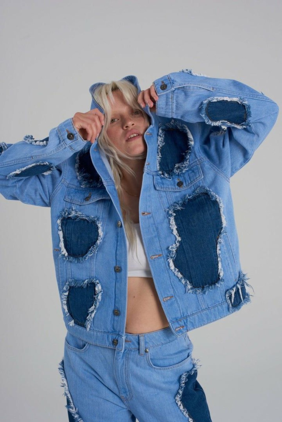 Women'S * | The Ragged Priest Milk It Joleyene Recycled Denim Jacket