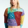 Women'S * | The Ragged Priest New Arrivals Visitor Patchwork Knit