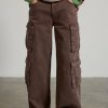 Women'S * | The Ragged Priest New Arrivals Explorer Brown Cargo Jean