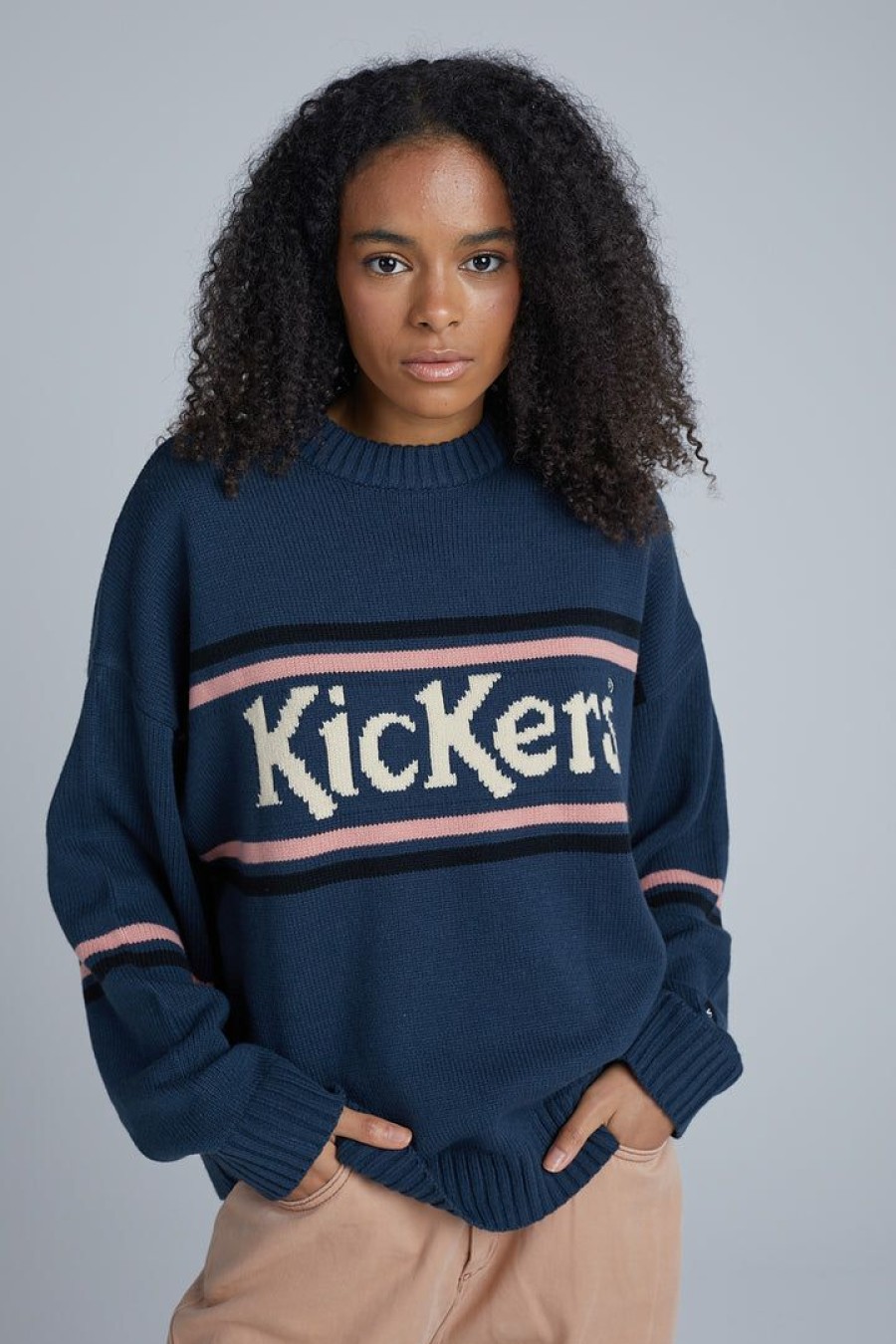 Women'S * | The Ragged Priest Kickers Classics Dark Blue Knit