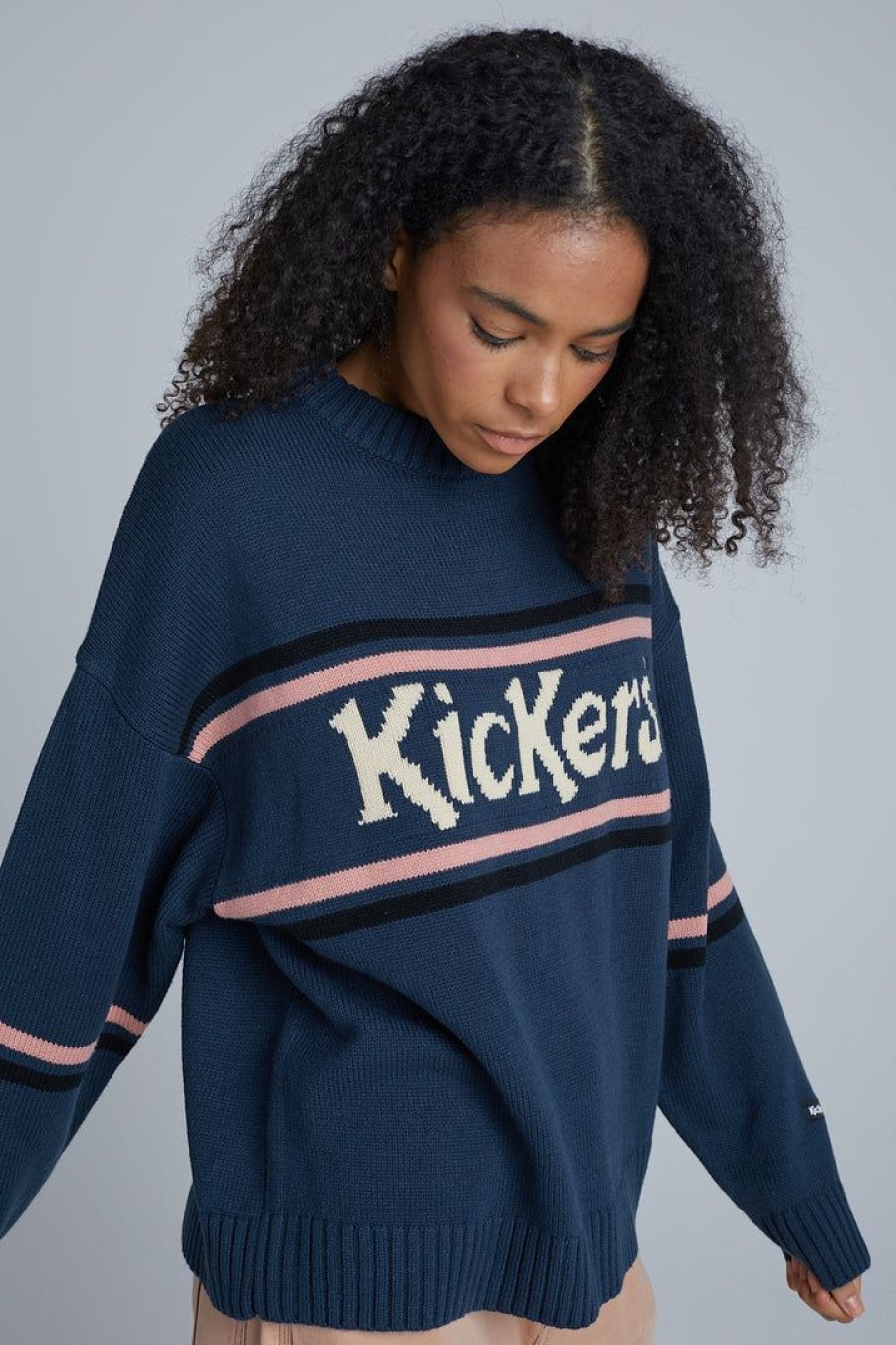 Women'S * | The Ragged Priest Kickers Classics Dark Blue Knit