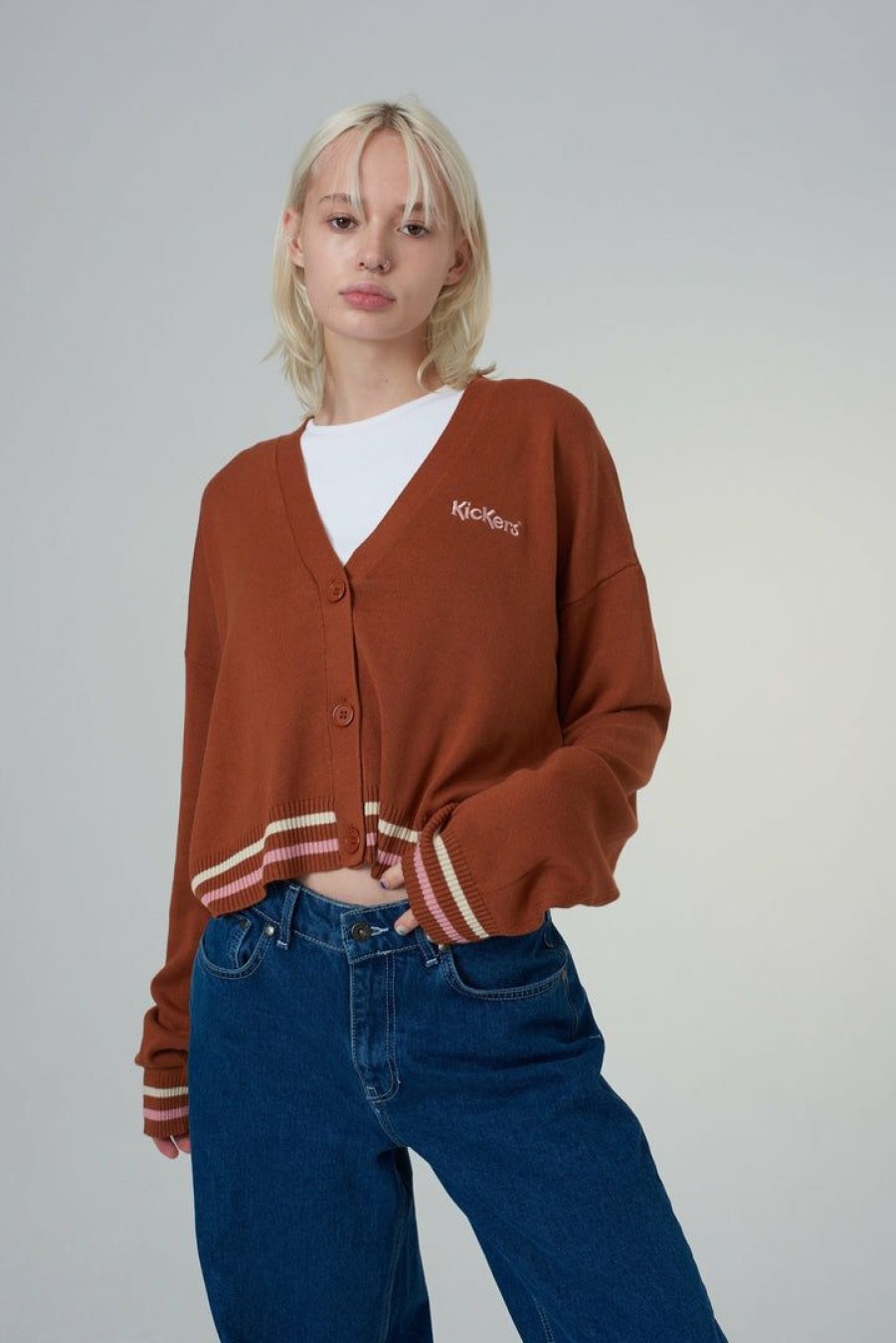 Women'S * | The Ragged Priest Kickers Classics Rust Cardi Women'S