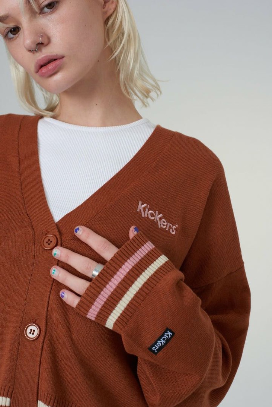 Women'S * | The Ragged Priest Kickers Classics Rust Cardi Women'S