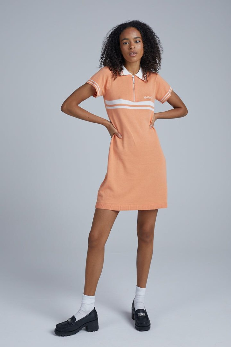 Women'S * | The Ragged Priest Kickers Classics Coral Polo Dress