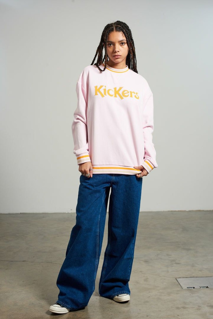 Women'S * | The Ragged Priest Kickers Classics Pink Sweat New Arrivals