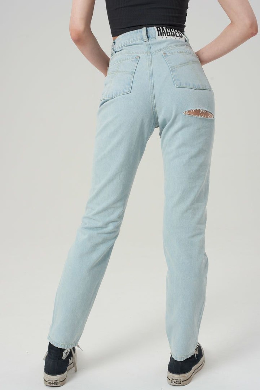 Women'S * | The Ragged Priest Butt Cut Jean Stonewash Women'S