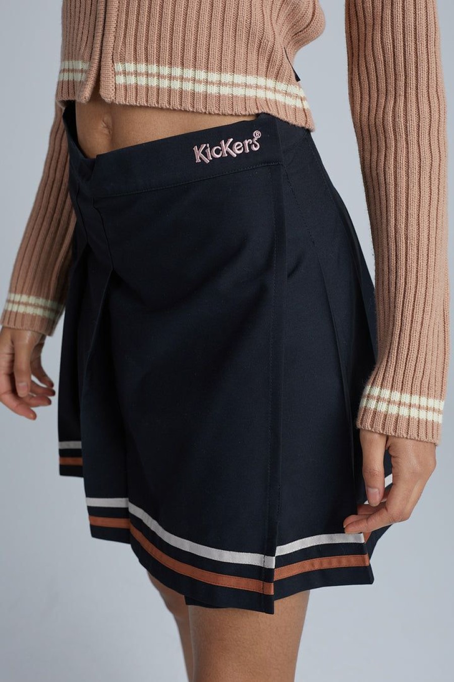 Women'S * | The Ragged Priest Kickers Classics Black Pleated Mini Skirt